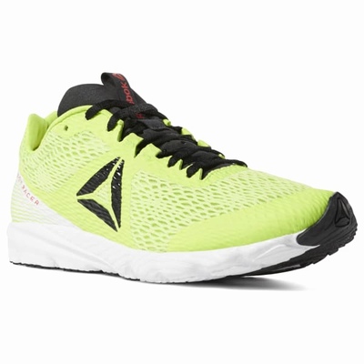 Reebok Harmony Racer Running Shoes For Men Colour:Yellow/Black/White/Light Green